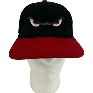 Lake Elsinore Storm Evil Eyes Snapback Hat Black Red OC